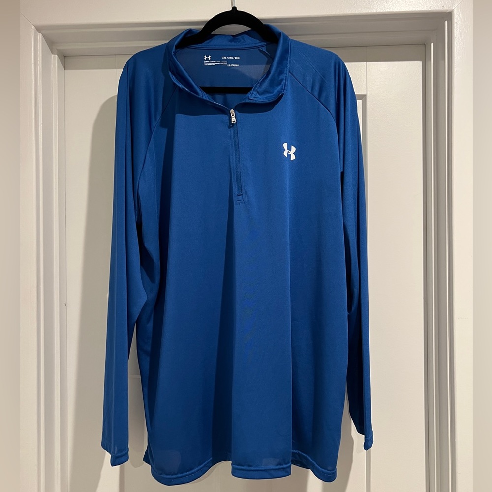 NWOT Mens Royal Blue Under Armor UA Pullover
